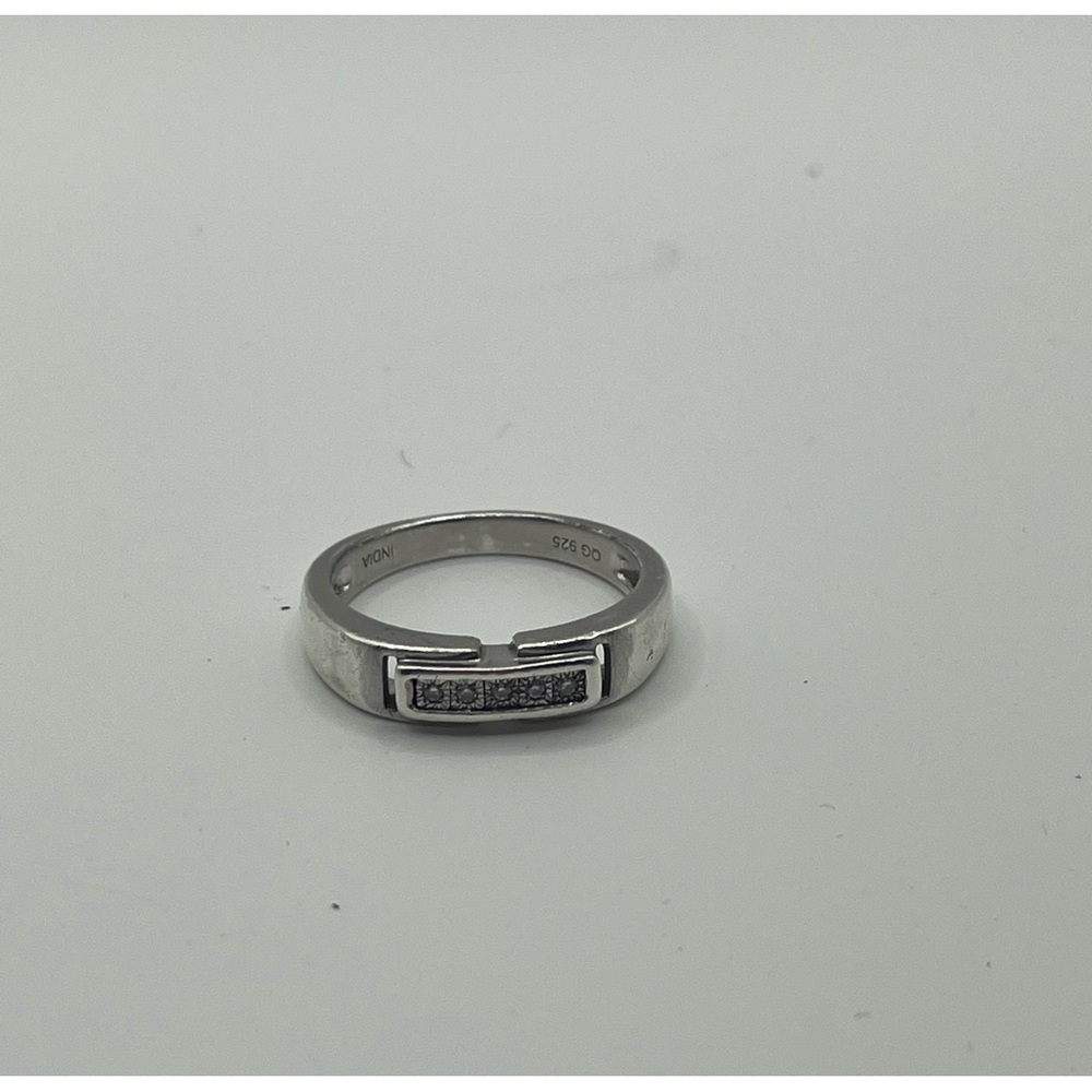 Genuine Rhodium Diamond Ring